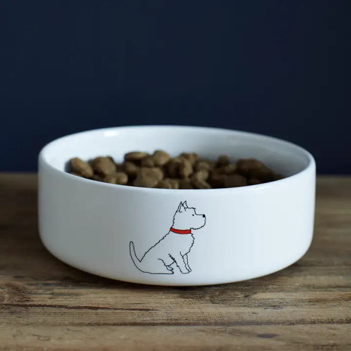 Westie Dog Bowl - Pup&Puppy