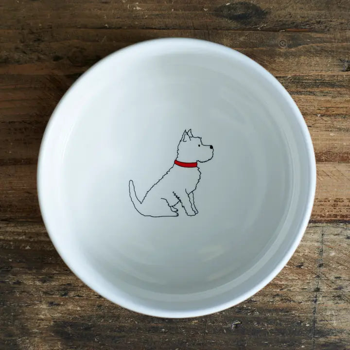 Westie Dog Bowl - Pup&Puppy