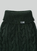 Load image into Gallery viewer, Cable Knit Pullover Dog Jumper - Green - Pup&Puppy
