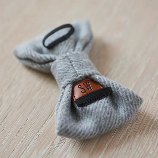 Bow Tie - Grey Tweed