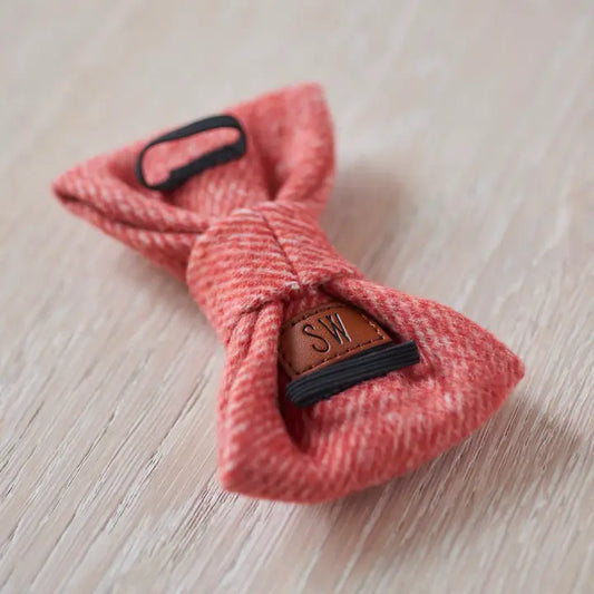 Bow Tie - Orange Tweed