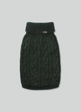 Load image into Gallery viewer, Cable Knit Pullover Dog Jumper - Green - Pup&Puppy
