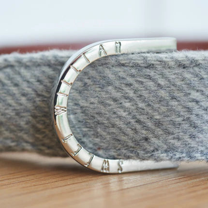 Dog Collar - Grey Tweed