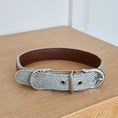 Load image into Gallery viewer, Dog Collar - Grey Tweed
