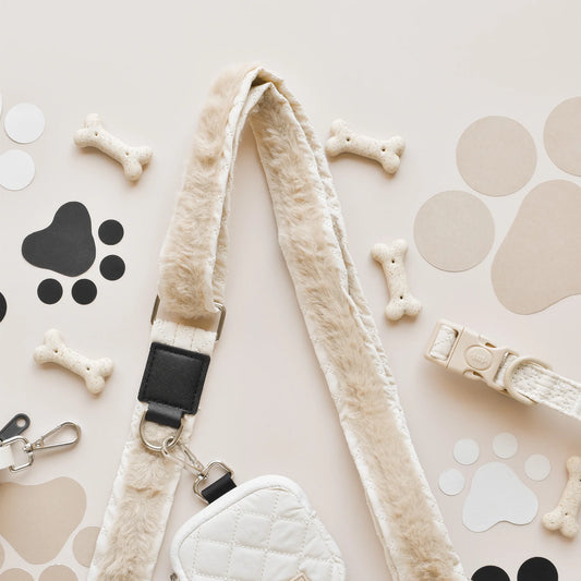 Bag Strap - Cream Quilted - Pup&Puppy