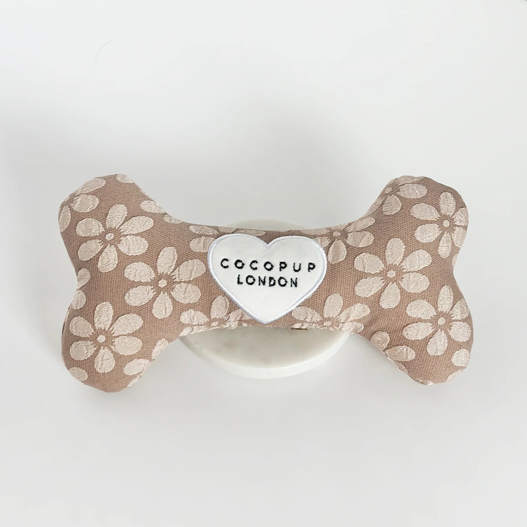 Mocha Flower Bone Toy - Pup&Puppy