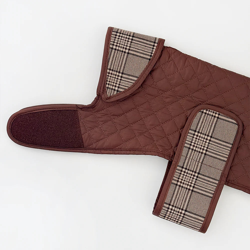 LUXE Quilted Dog Coat - Pup Plaid - Pup&Puppy