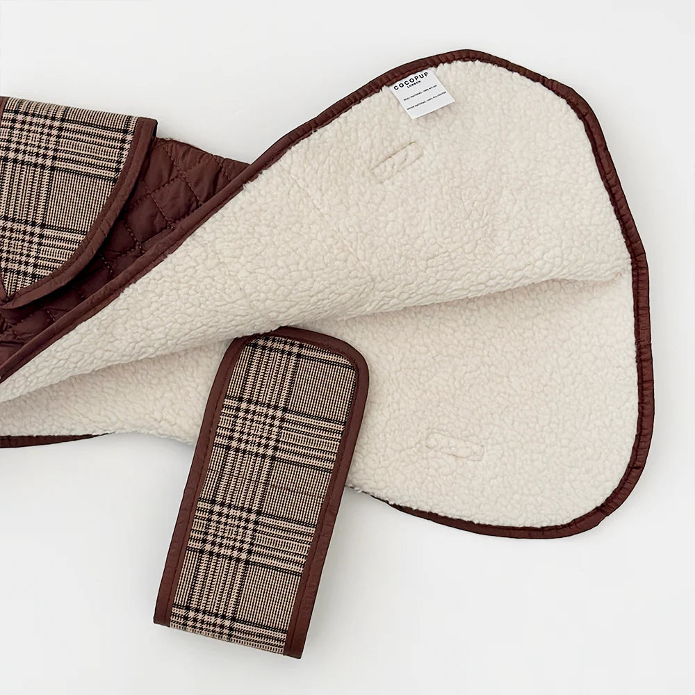 LUXE Quilted Dog Coat - Pup Plaid - Pup&Puppy