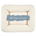 Load image into Gallery viewer, Puppillow Fleece Dog Bed - Natural
