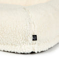 Load image into Gallery viewer, Puppillow Fleece Dog Bed - Natural
