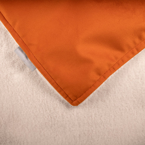 Puppy Blanket in Pumpkin Velvet