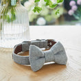 Load image into Gallery viewer, Bow Tie - Grey Tweed
