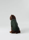 Load image into Gallery viewer, Cable Knit Pullover Dog Jumper - Green - Pup&Puppy
